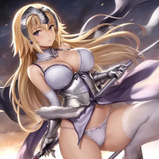 Fate Jeanne d'Arc, Anime style, Pants, Masterpiece